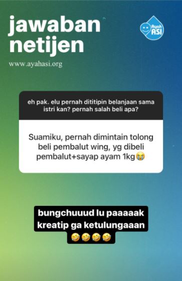 Curhatan suami saat salah beli titipan belanja istri yang bikin ngakak